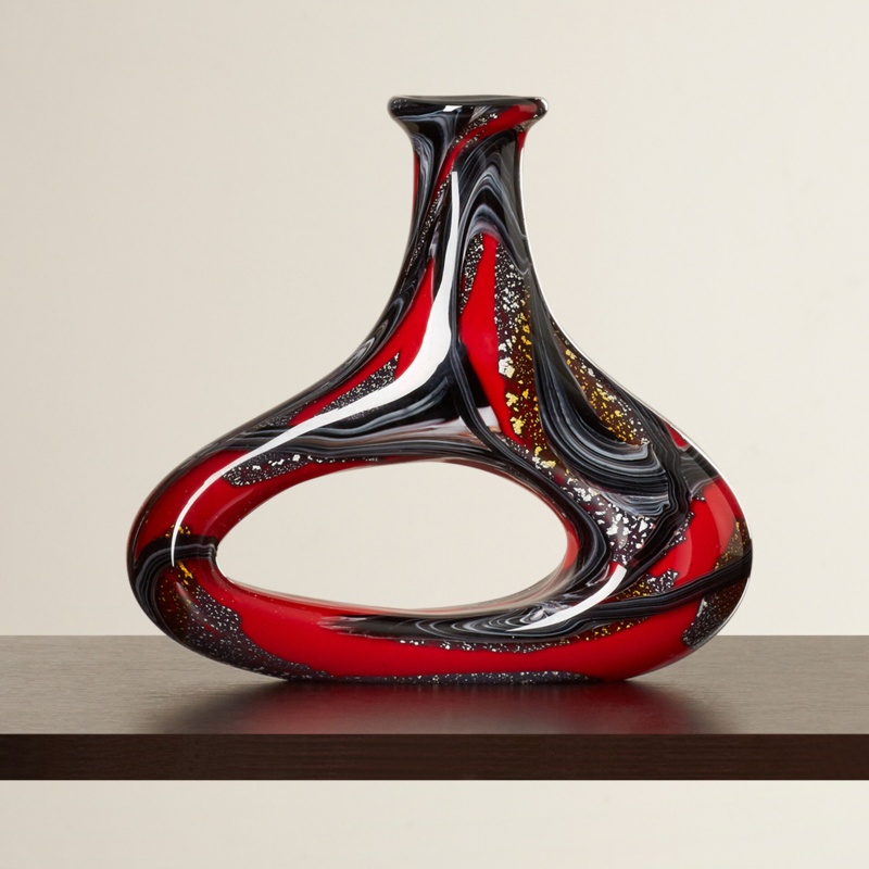 Jamarion Handmade Glass Table Vase