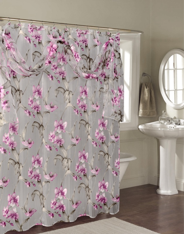 Janette Floral Shower Curtain