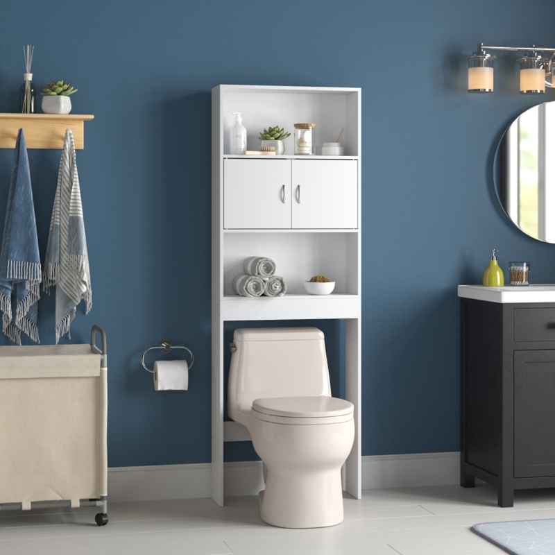 Jashanti 22.4'' W x 63.9'' H x 7'' D Over-The-Toilet Storage