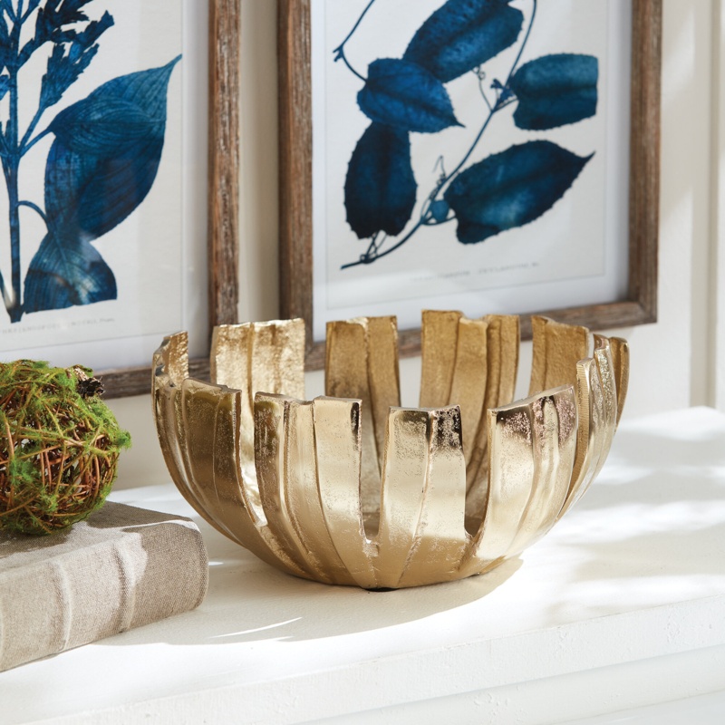 Javonne Metal Decorative Bowl