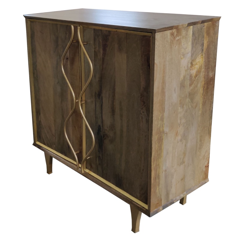 Jennette Solid Wood Accent Cabinet