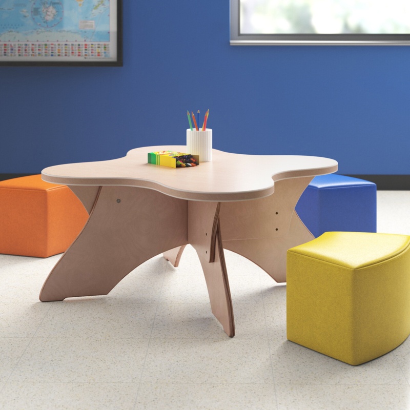 Jonti-Craft® Laminate Adjustable Novelty 4 Students Activity Table