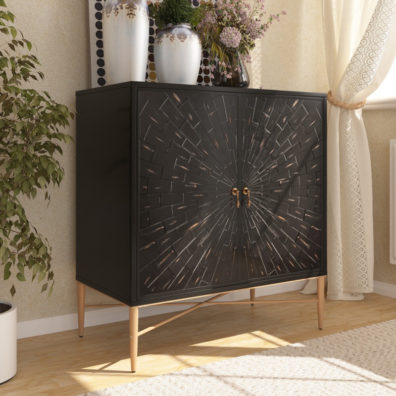 Jshin Iron Accent Cabinet