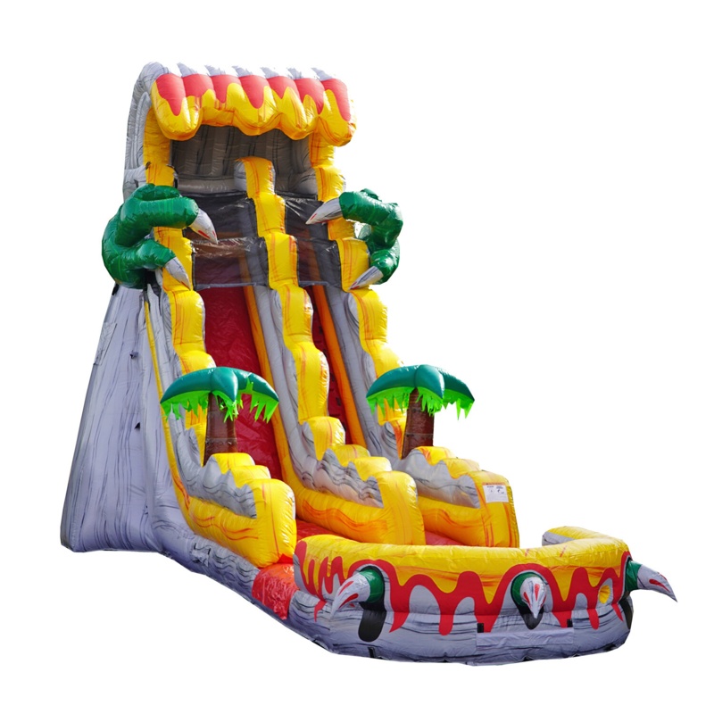 JumpOrange 19 FT T-Rex Dinosaur Commercial Grade Water Slide with Pool (with Blower)
