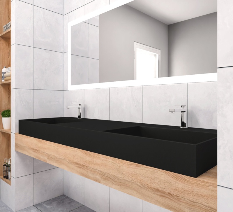 Juniper 72" Rectangular Vessel Bathroom Sink
