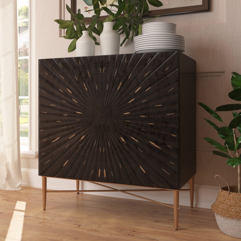 Jussi Iron Accent Cabinet