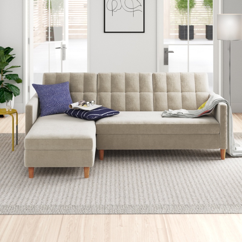 Kayden Upholstered Reversible Sectional with Storage