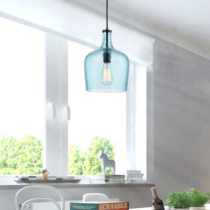 Kettner 1 - Light Antique Black Single Pendant