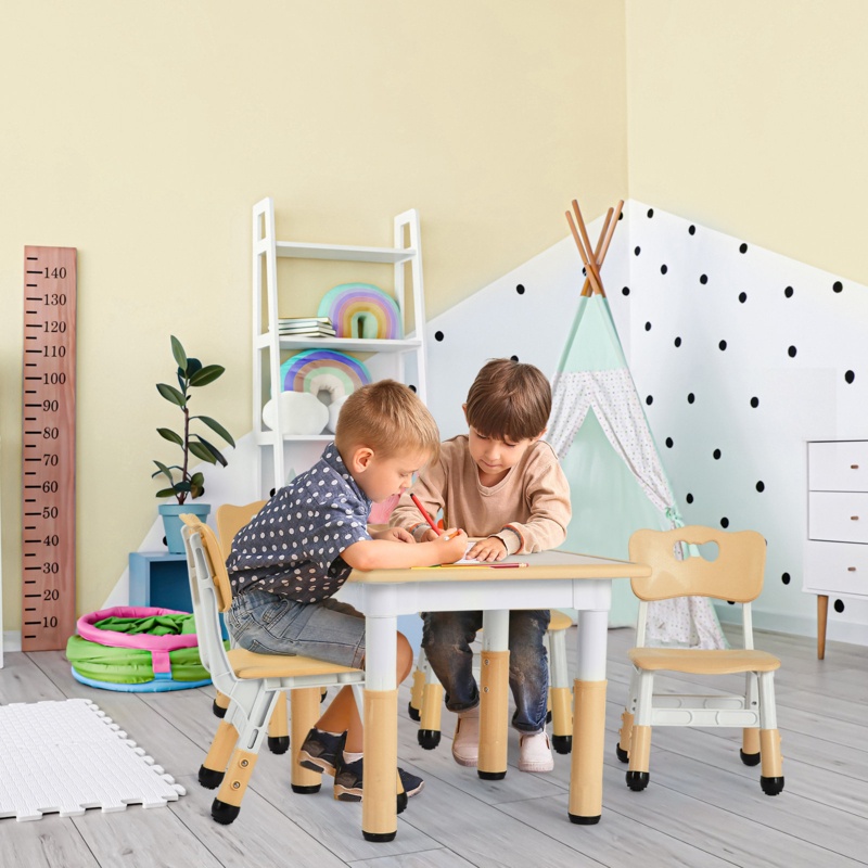 Kids 3 Piece Play Or Activity Table and Chair Set