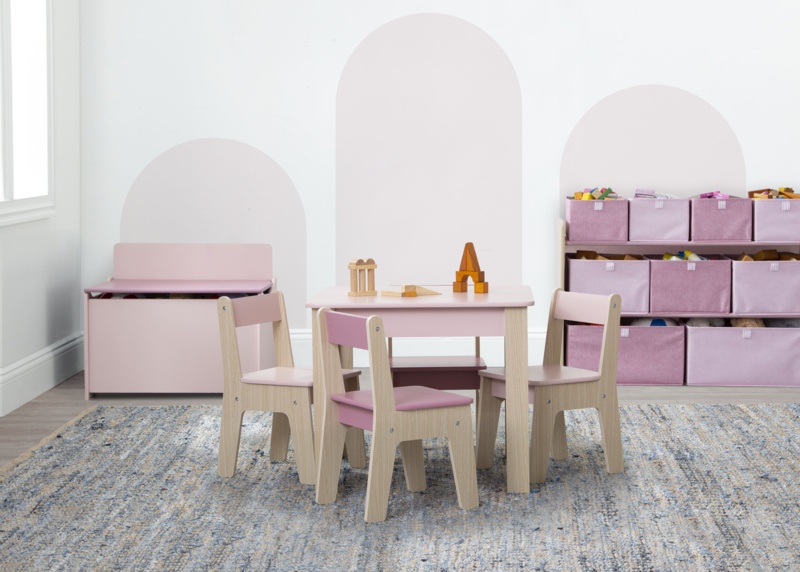 Kids 5 Piece Play Or Activity Table and Chair Set