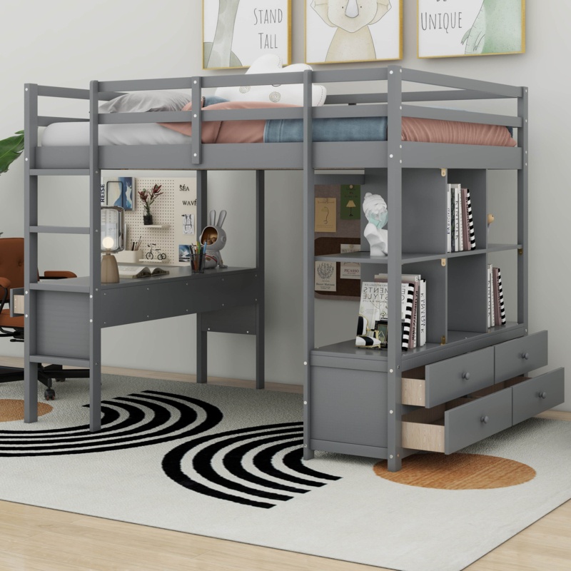 Kids Full Loft Bed
