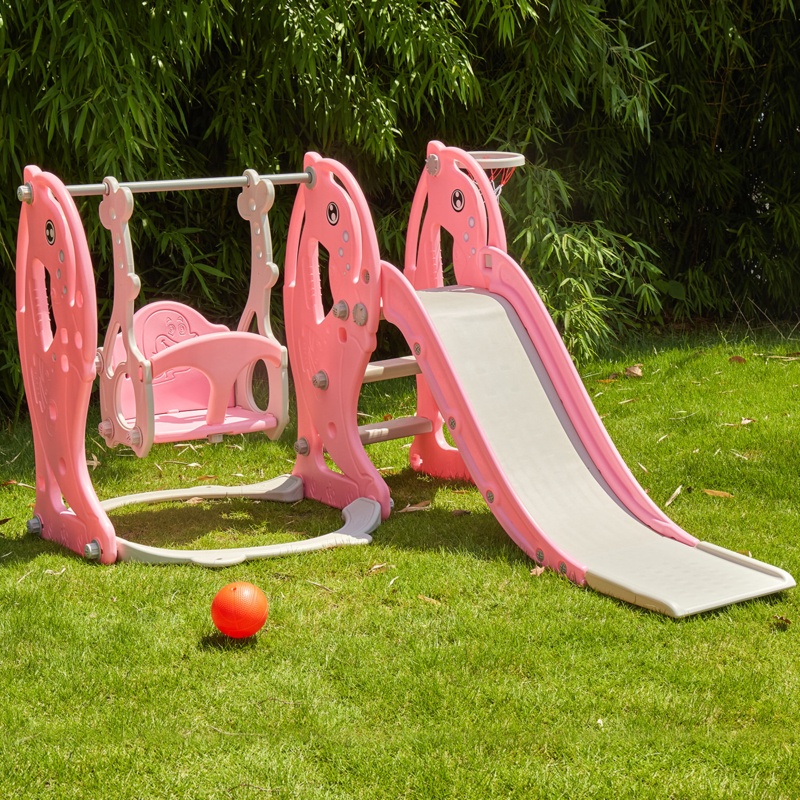 Kinbor Plastic Swing Set with 1 Swing(s) , 1 Slide(s)