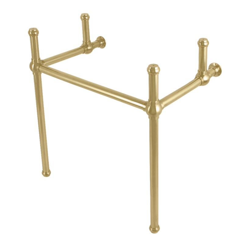 Kingston Brass VBH281833BN Addington Brass Console Sink Legs, Brushed Nickel