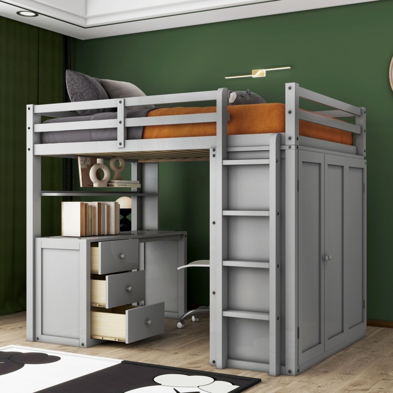 Kiya Kids Full Loft Bed