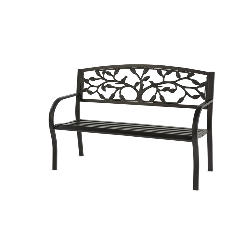 Kopnisky Metal Outdoor Bench