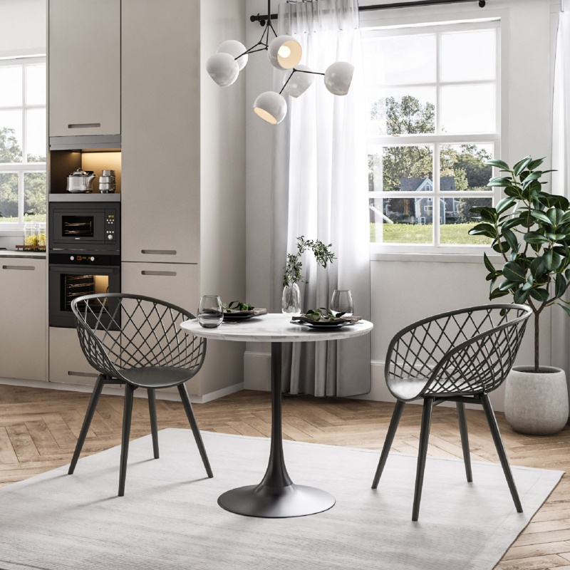 Kurv 3 - Piece Pedestal Dining Set