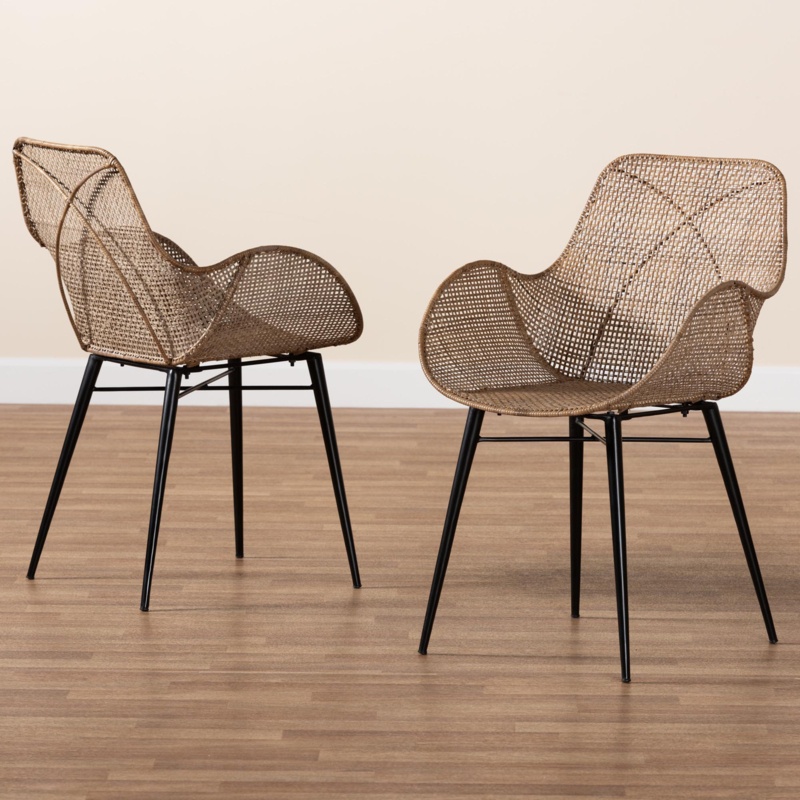 Kyrylo Wing Back Arm Chair in Greywash