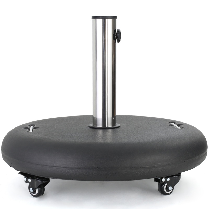 Lacourse 79 Lb. Concrete Free Standing Umbrella Base with Wheels