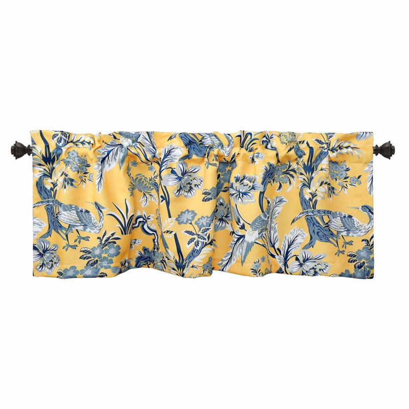 Lariza Animal Print Tailored 52'' W Window Valance
