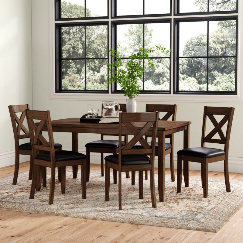 Lashbrook 7 - Piece Acacia Dining Set