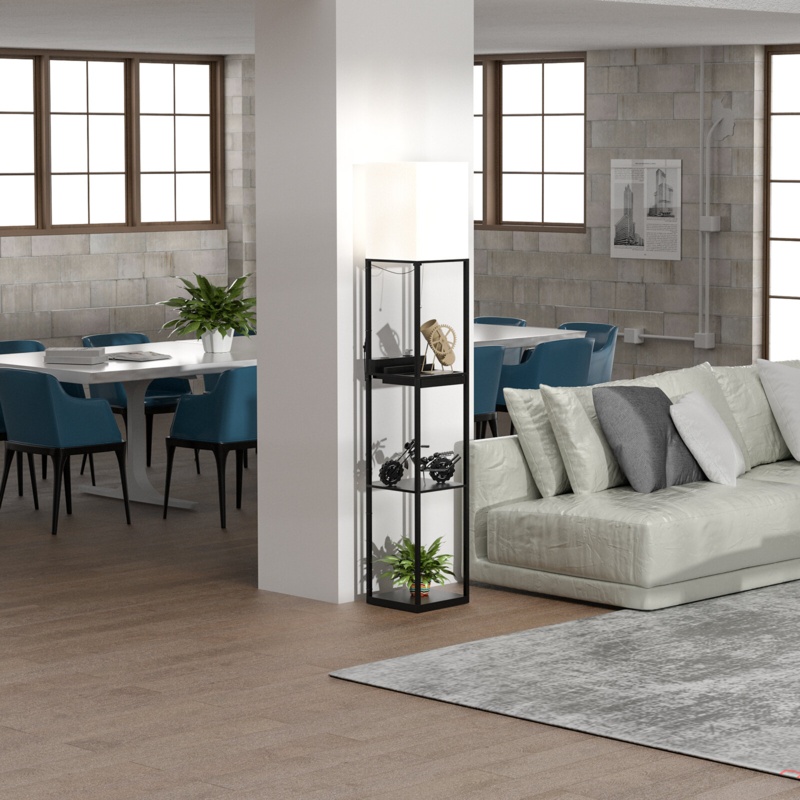 Latitude Run® 63" Column Floor Lamp