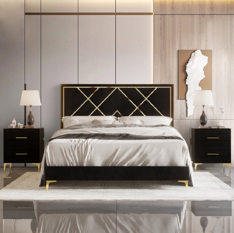 Lausyn Upholstered Standard 3 Piece Bedroom Set