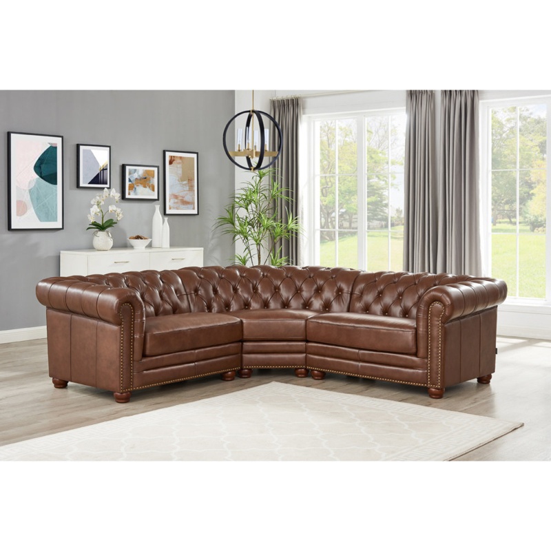 Leather Sectional