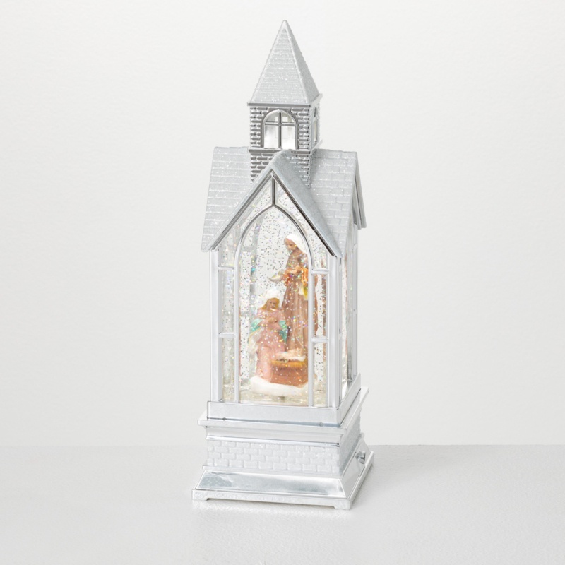 LED Nativity Church Finial