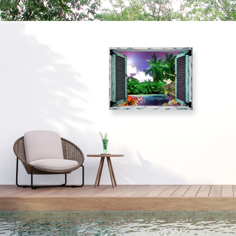 Ledger All-Weather Canvas Landscape & Nature Wall Decor
