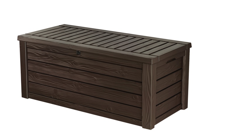 Leishia 150 Gallon Water Resistant Lockable Deck Box