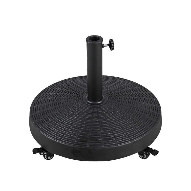 Leopold 52 Lb. Resin Free Standing Umbrella Base with Wheels