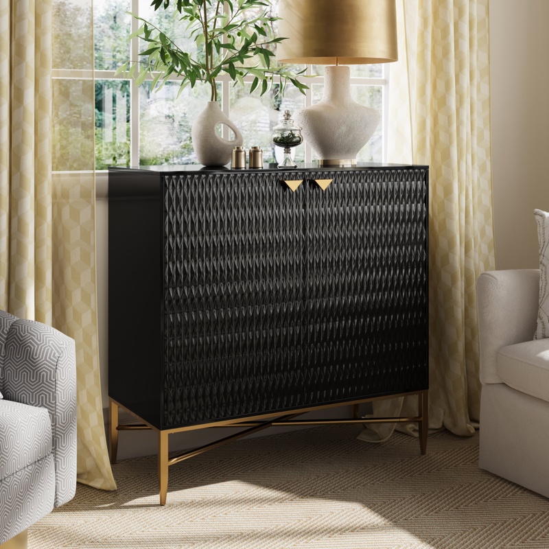 Letika Iron Accent Cabinet