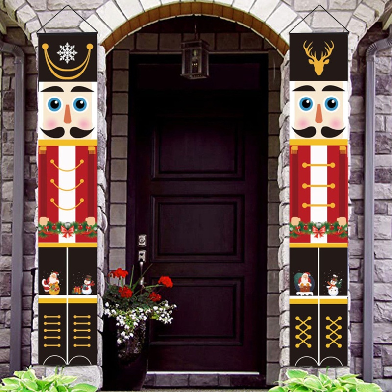 Life SizeSoldier Model Nutcracker Banners For Christmas Outdoor Decorations