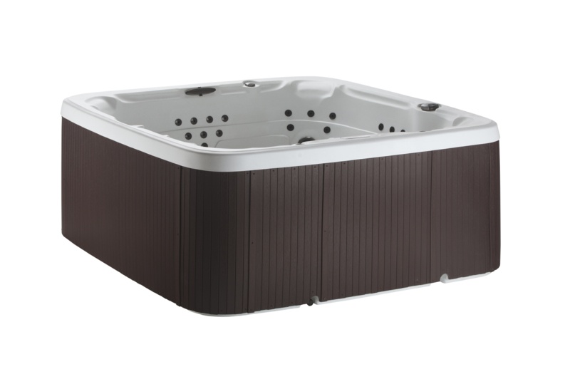 Lifesmart Spas LS700DX 230 Volt 7-Person 90-Jet Square Hot Tub with Ozonator