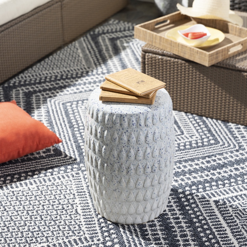 Ligon Ceramic Accent Stool