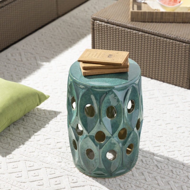 Lindholm Ceramic Accent Stool