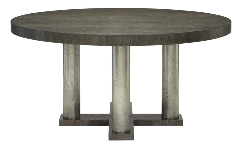 Linea Round Solid Wood Dining Table