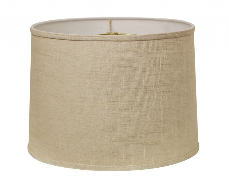 Linen Drum Lamp Shade