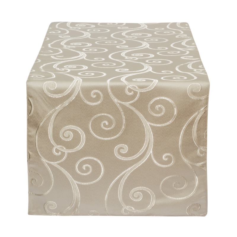 Linglestown Rectangle Damask Polyester Table Runner