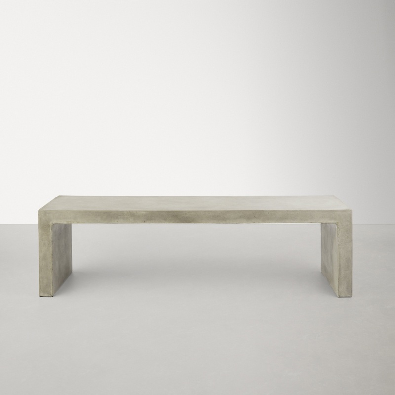Lionel Concrete Outdoor Bench