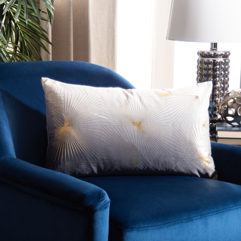 Livilla Geometric Polyester Throw Pillow