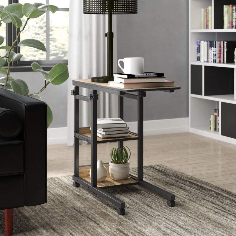 Livingon Wheel End Table