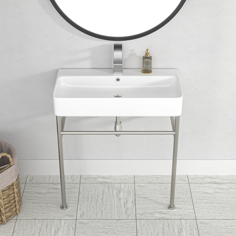 Logmey 16.3'' Bathroom Sink