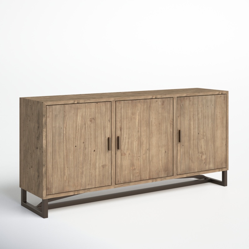 Lopez 68" Wide Pine Wood Sideboard