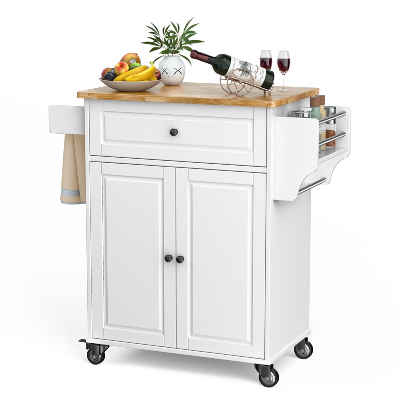 Lotosha Wood Kitchen Cart