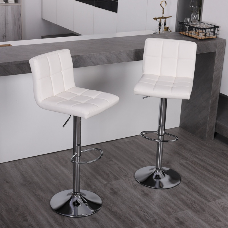 Ludmil Swivel Adjustable Height Bar Stool