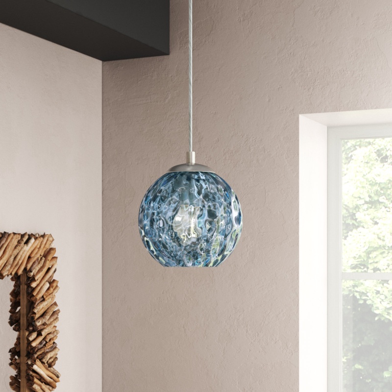 Mackey 1 - Light Brushed Nickel Single Pendant