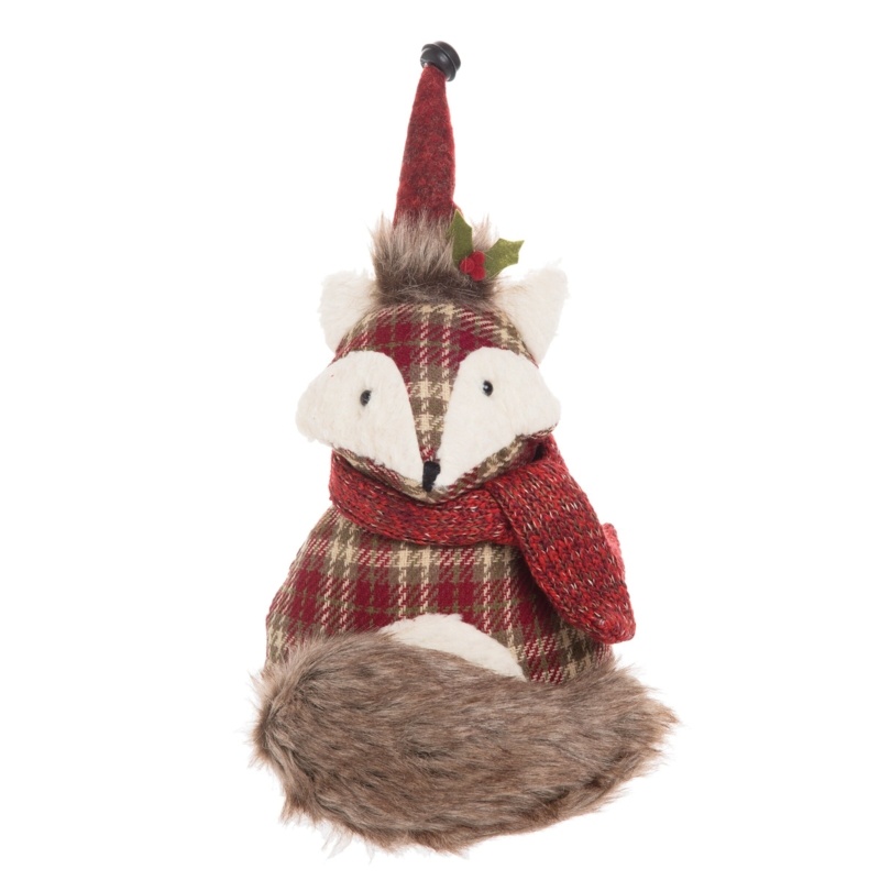 Mackinac Fox Fabric Wedge Floor Stop