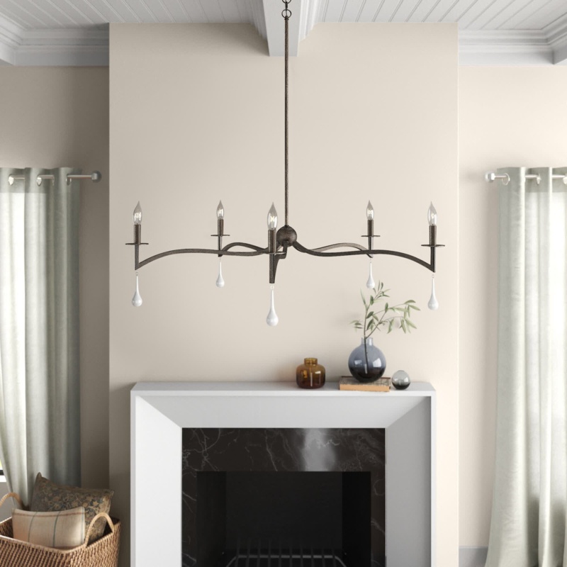 Mager 5 - Light Dimmable Classic / Traditional Chandelier