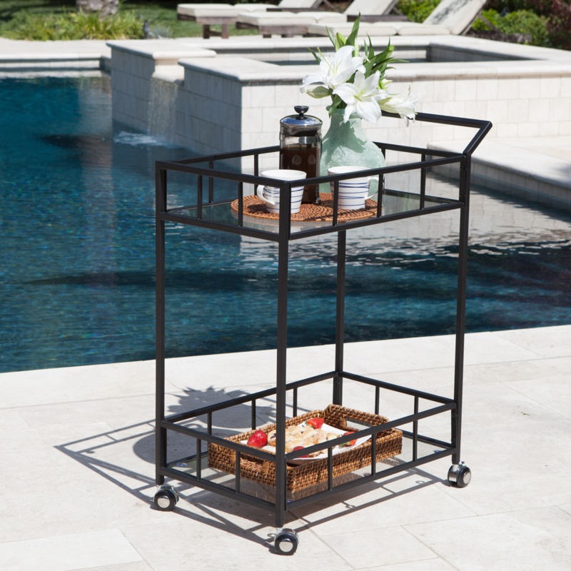 Marra Metal Bar Cart